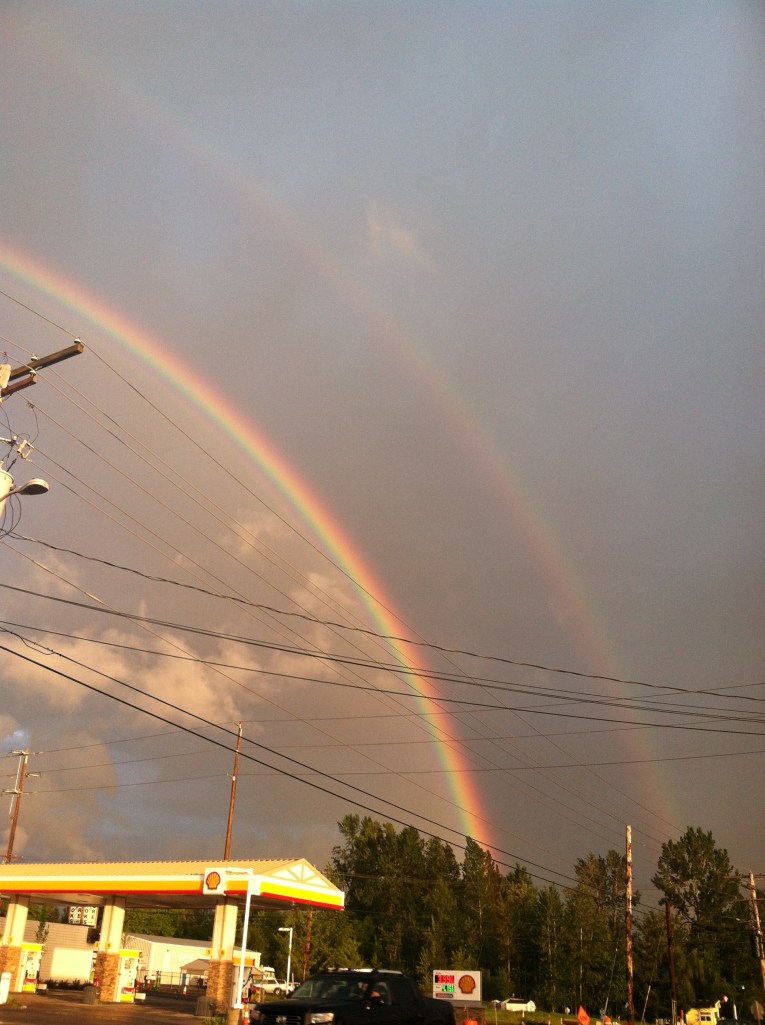 double rainbow!