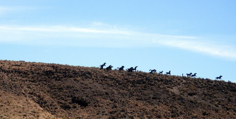 Wild Horse Sculpture near Vantage, Washington