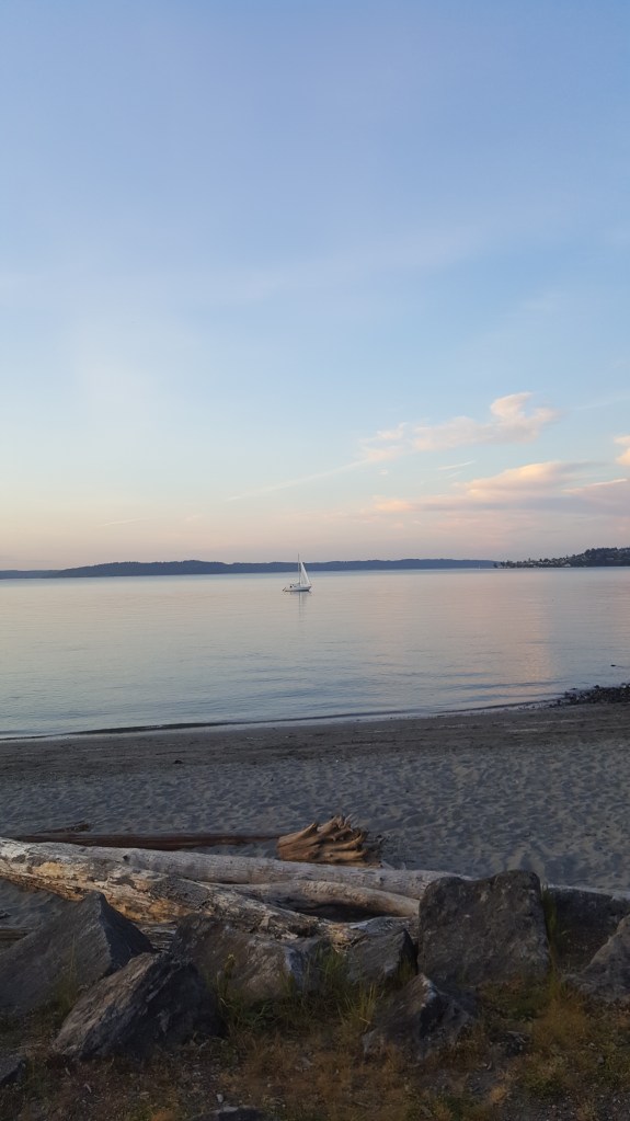 sailing on Commencement Bay